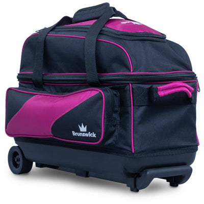 Brunswick Zone Double Roller - 2 Ball Roller Bowling Bag (Raspberry)