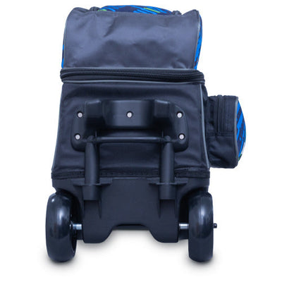 Brunswick Punisher Double - 2 Ball Roller Bowling Bag (Blue / Green - Back)