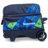 Brunswick Punisher Double - 2 Ball Roller Bowling Bag (Blue / Green - Side)