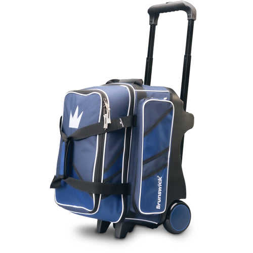 Brunswick Quest Double (Blue) - 2 Ball Roller Bowling Bag