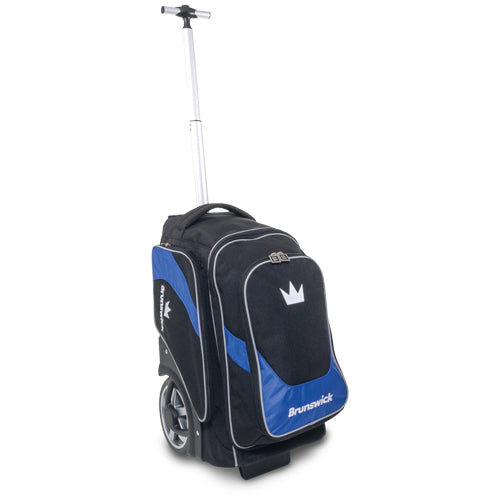 Brunswick Charger Double - 2 Ball Roller Bowling Bag (Red - Standing)