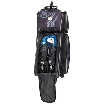 Brunswick Punisher Triple - 3 Ball Roller Bowling Bag (Shoe Compartment)