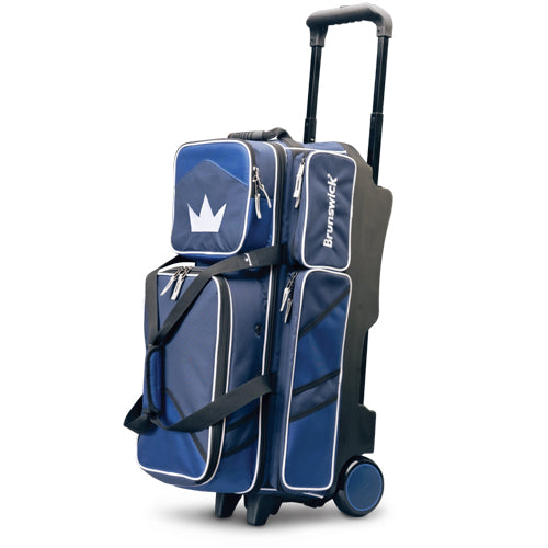 Brunswick Quest Triple (Blue) - 3 Ball Roller Bowling Bag