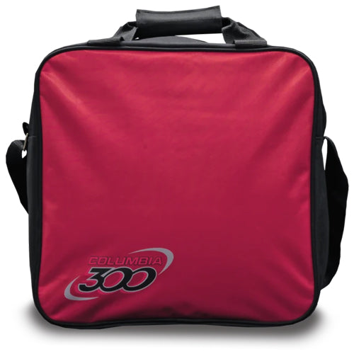 Columbia 300 White Dot Single Tote - 1 Ball Tote Bowling Bag (Red)