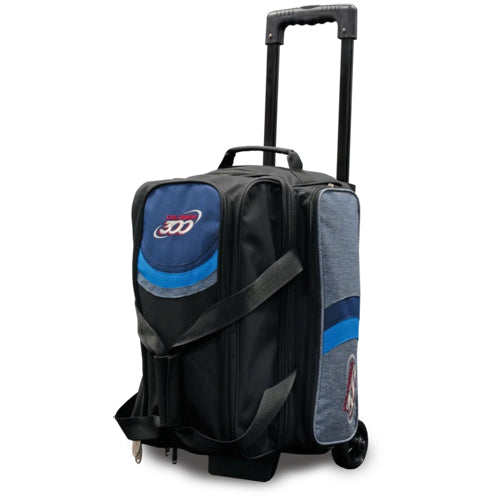 Columbia 300 Boss Double Roller - 2 Ball Roller Bowling Bag (Blue)