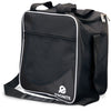 Ebonite Basic Single Tote - 1 Ball Tote Bowling Bag (Black)
