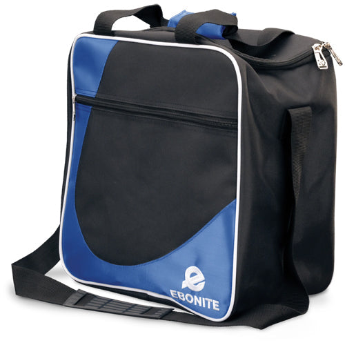 Ebonite Basic Single Tote - 1 Ball Tote Bowling Bag (Blue)