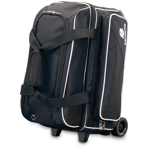 Ebonite Transport Double Roller - 2 Ball Roller Bowling Bag (Blue)