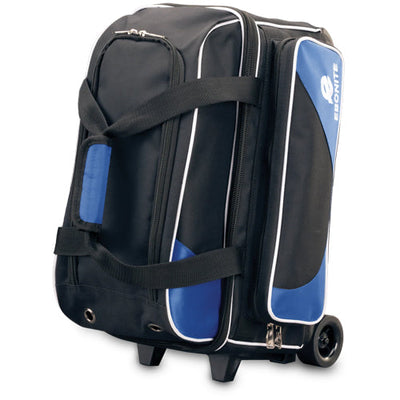 Ebonite Transport Double Roller - 2 Ball Roller Bowling Bag (Blue)