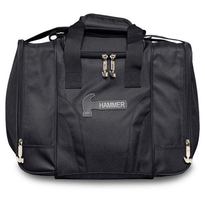 Hammer Raw Single Tote - 1 Ball Tote Bowling Bag (Black)