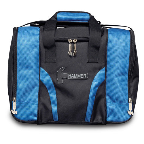 Hammer Raw Single Tote - 1 Ball Tote Bowling Bag (Blue)