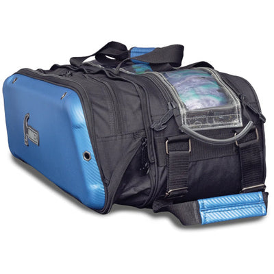 Hammer Carbon Shield Triple Tote - Side Pocket Expanded (Blue)