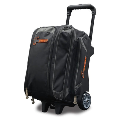 Hammer Premium Double Roller - 2 Ball Roller Bowling Bag (Black / Grey)