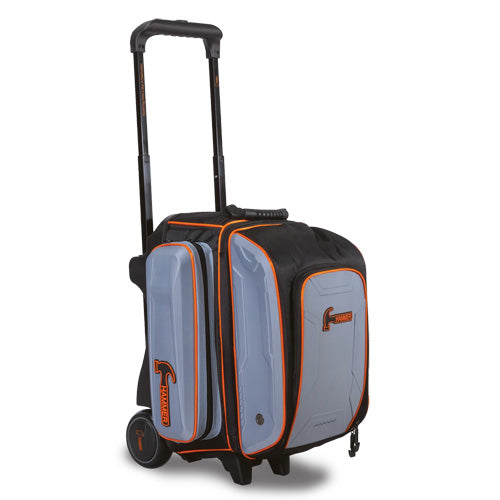 Hammer Gauntlet Double Roller - 2 Ball Roller Bowling Bag (Grey)