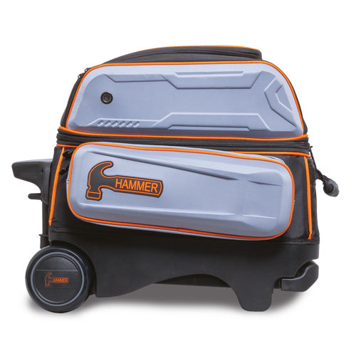 Hammer Gauntlet Double Roller - 2 Ball Roller Bowling Bag (Grey)