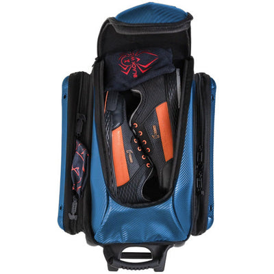 Hammer Carbon Shield Double Roller - 2 Ball Roller Bowling Bag (Shoe Compartment)