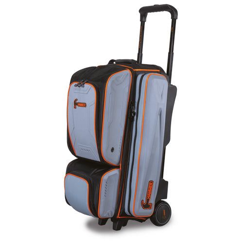 Hammer Gauntlet Triple Roller - 3 Ball Roller Bowling Bag (Grey)