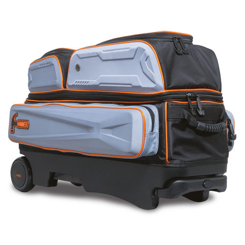 Hammer Gauntlet Triple Roller - 3 Ball Roller Bowling Bag (Grey)