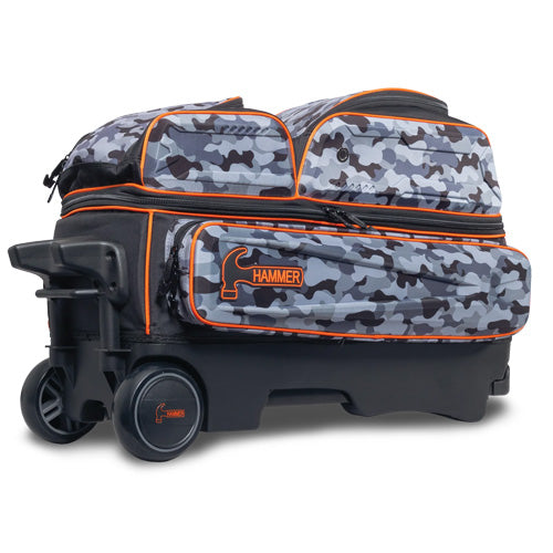 Hammer Gauntlet Triple Roller - 3 Ball Roller Bowling Bag (Camo)
