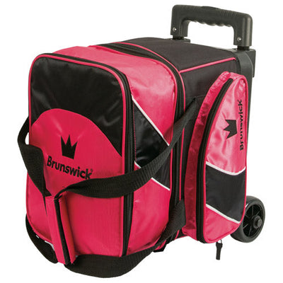 Brunswick Edge Single Roller - 1 Ball Roller Bowling Bag (Pink)