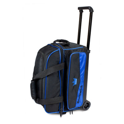 Brunswick Zone Double - 2 Ball Roller Bowling Bag (Royal Blue)