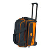 Brunswick Zone Double - 2 Ball Roller Bowling Bag (Orange)