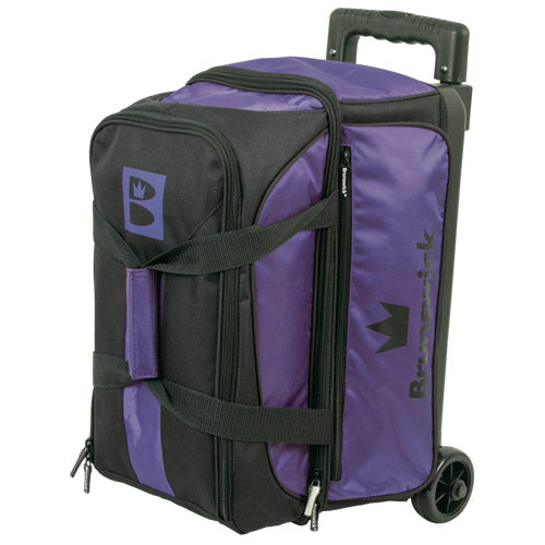Brunswick Blitz Double - 2 Ball Roller Bowling Bag (Black)