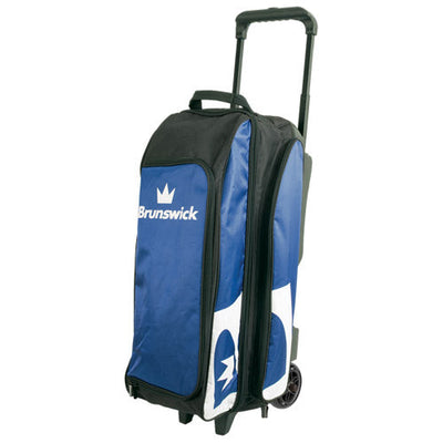 Brunswick Blitz Triple Roller - 3 Ball Roller Bowling Bag (Blue)