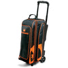 Brunswick Blitz Triple Roller - 3 Ball Roller Bowling Bag (Black / Orange)