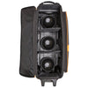 Brunswick Blitz Triple Roller - 3 Ball Roller Bowling Bag (Black / Orange - Ball Compartment)