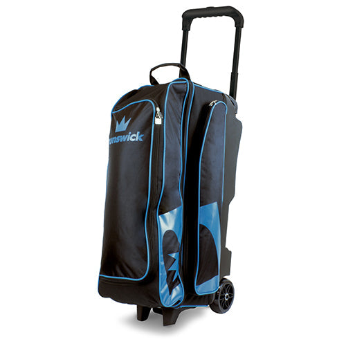 Brunswick Blitz Triple Roller - 3 Ball Roller Bowling Bag (Black)