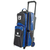 Brunswick Edge Triple Roller - 3 Ball Roller Bowling Bag (Blue)