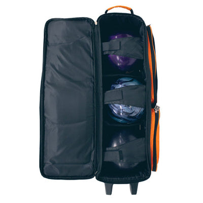 Brunswick Edge Triple Roller - 3 Ball Roller Bowling Bag (Ball Compartment)