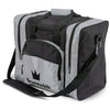 Brunswick Edge Single Tote - 1 Ball Tote Bowling Bag (Silver)