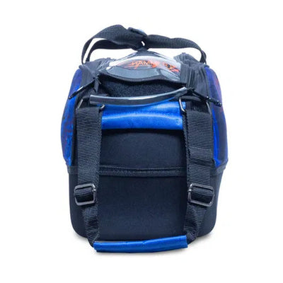 Hammer Dye-Sub Triple Tote Black Widow Mania - 3 Ball Tote Roller Bowling Bag (front)