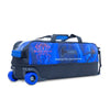 Hammer Dye-Sub Triple Tote Black Widow Mania - 3 Ball Tote Roller Bowling Bag (back)