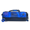 Hammer Dye-Sub Triple Tote Black Widow Mania - 3 Ball Tote Roller Bowling Bag (side)