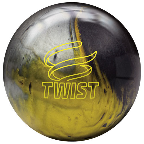 Brunswick Twist Black Gold Silver Bowling Ball