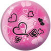 Brunswick Viz-A-Ball Bowling Ball - Hearts