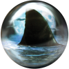 Brunswick Viz-A-Ball Bowling Ball - Shark (Back)