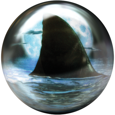 Brunswick Viz-A-Ball Bowling Ball - Shark (Back)