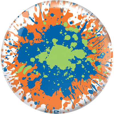 Brunswick Viz-A-Ball Paint Splatter - Novelty Bowling Ball (Back)