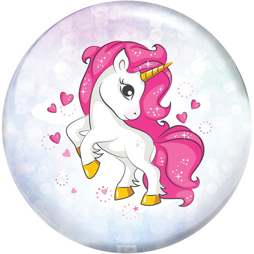 Brunswick Viz-A-Ball Unicorn - Novelty Bowling Ball (Front)