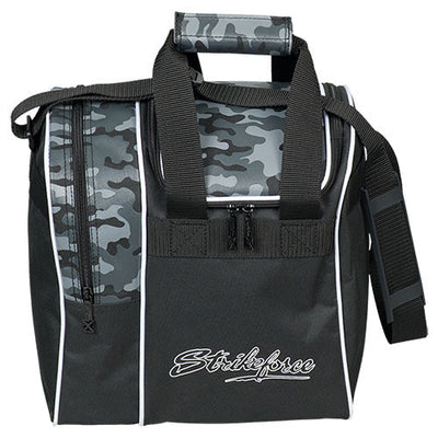 KR Strikeforce Rook Pattern Single - 1 Ball Tote Bowling Bag (Grey Camo)