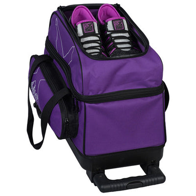 KR Strikeforce Hybrid X Double - 2 Ball Roller Bowling Bag (Shoe Compartment)