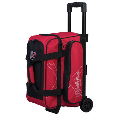KR Strikeforce Hybrid X Double - 2 Ball Roller Bowling Bag (Red)