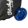 KR Strikeforce Cruiser Lux Double - 2 Ball Roller Bowling Bag (Blue - Wheel Detail)