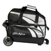 KR Strikeforce Cruiser Lux Double - 2 Ball Roller Bowling Bag (Silver - Side)