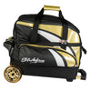 KR Strikeforce Cruiser Lux Double - 2 Ball Roller Bowling Bag (Gold - Side)
