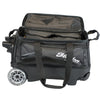 KR Strikeforce Royal Flush Double - 2 Ball Roller Bag (Black - Side Detail)